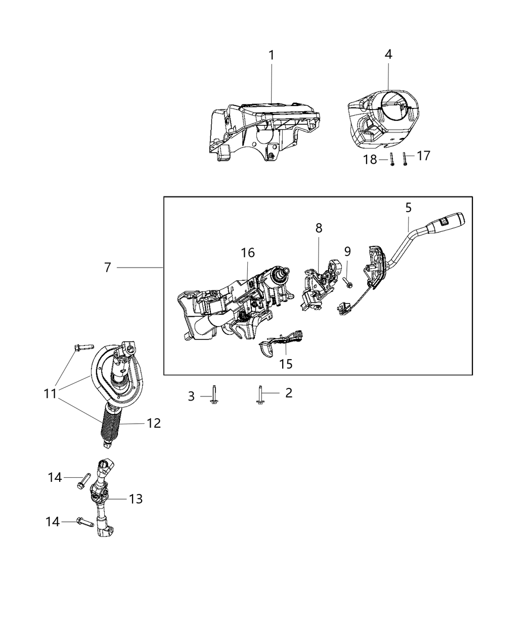 Mopar 5XW041XTAC Column-Steering