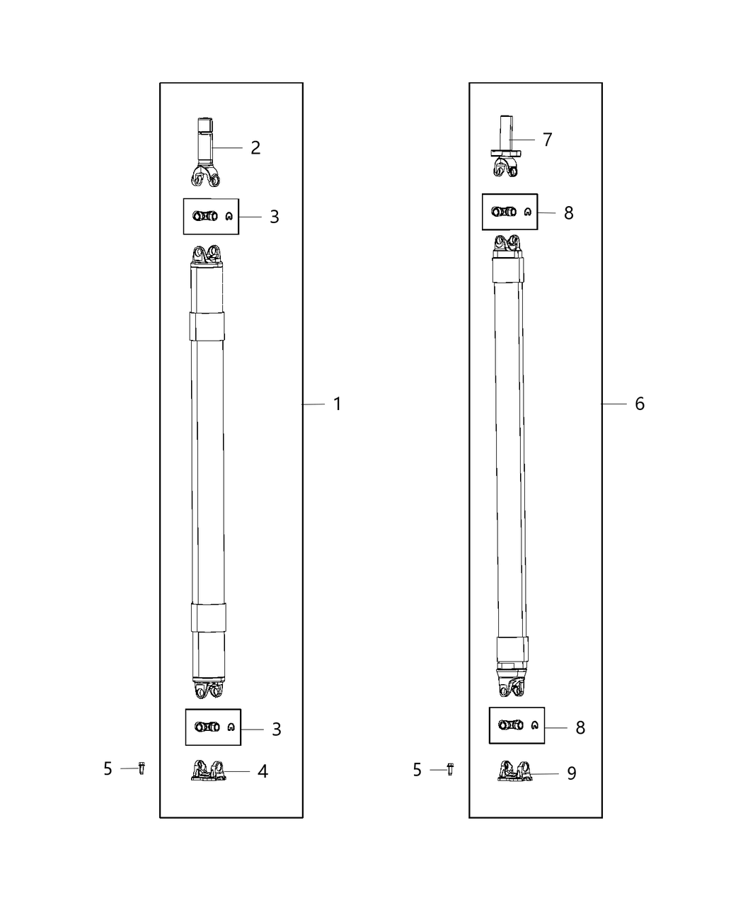 Mopar 68259470AA Drive Shaft