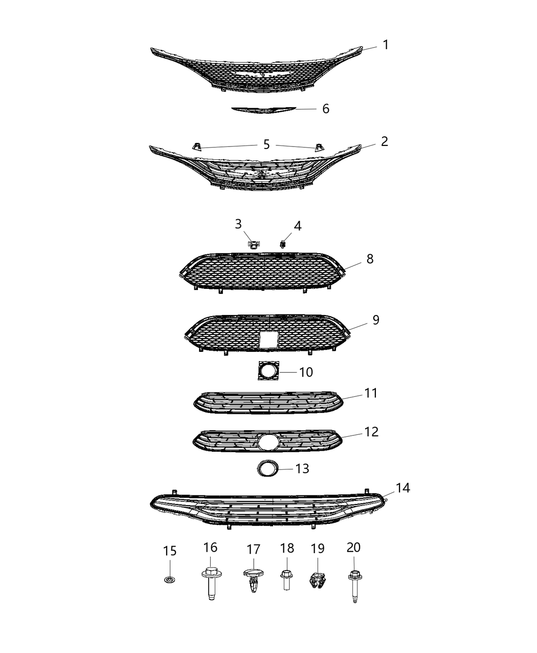 Mopar 68240977AA Emblem