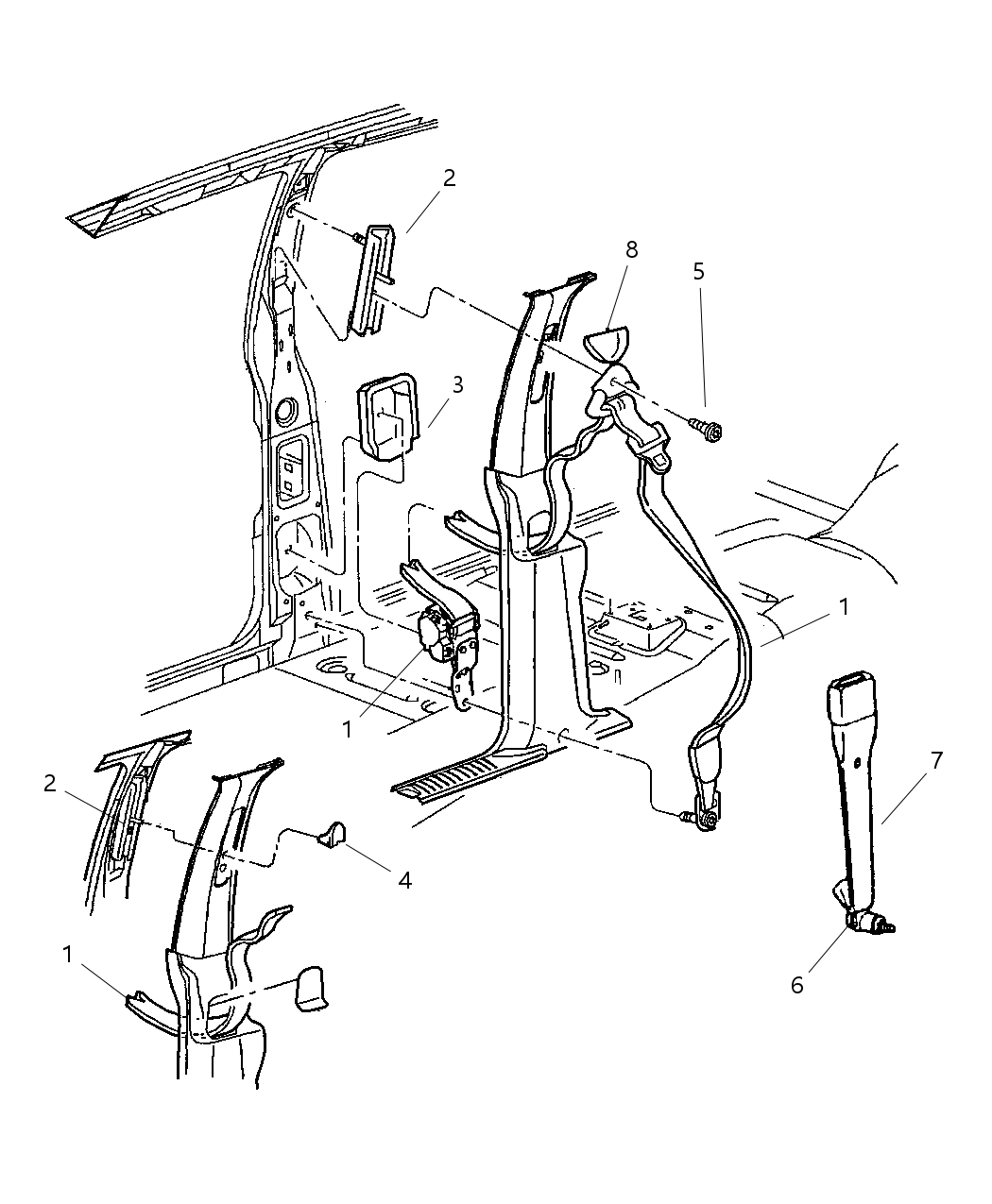 Mopar 5HK91RK5AA Cover Turning Loop