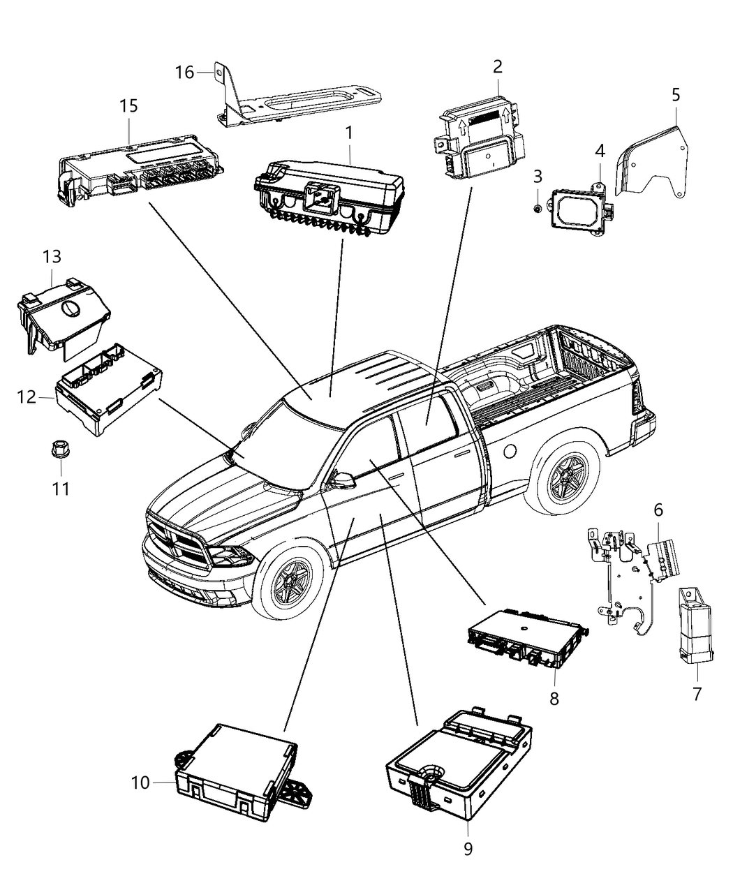 Mopar 68158081AB Module-Heater Control