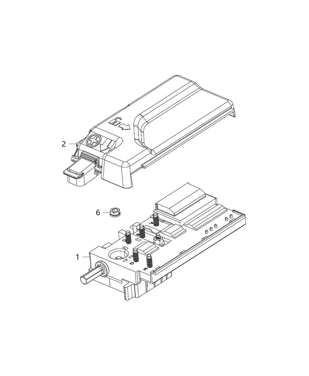 Mopar 68308833AA Cover-Pre Fuse Block