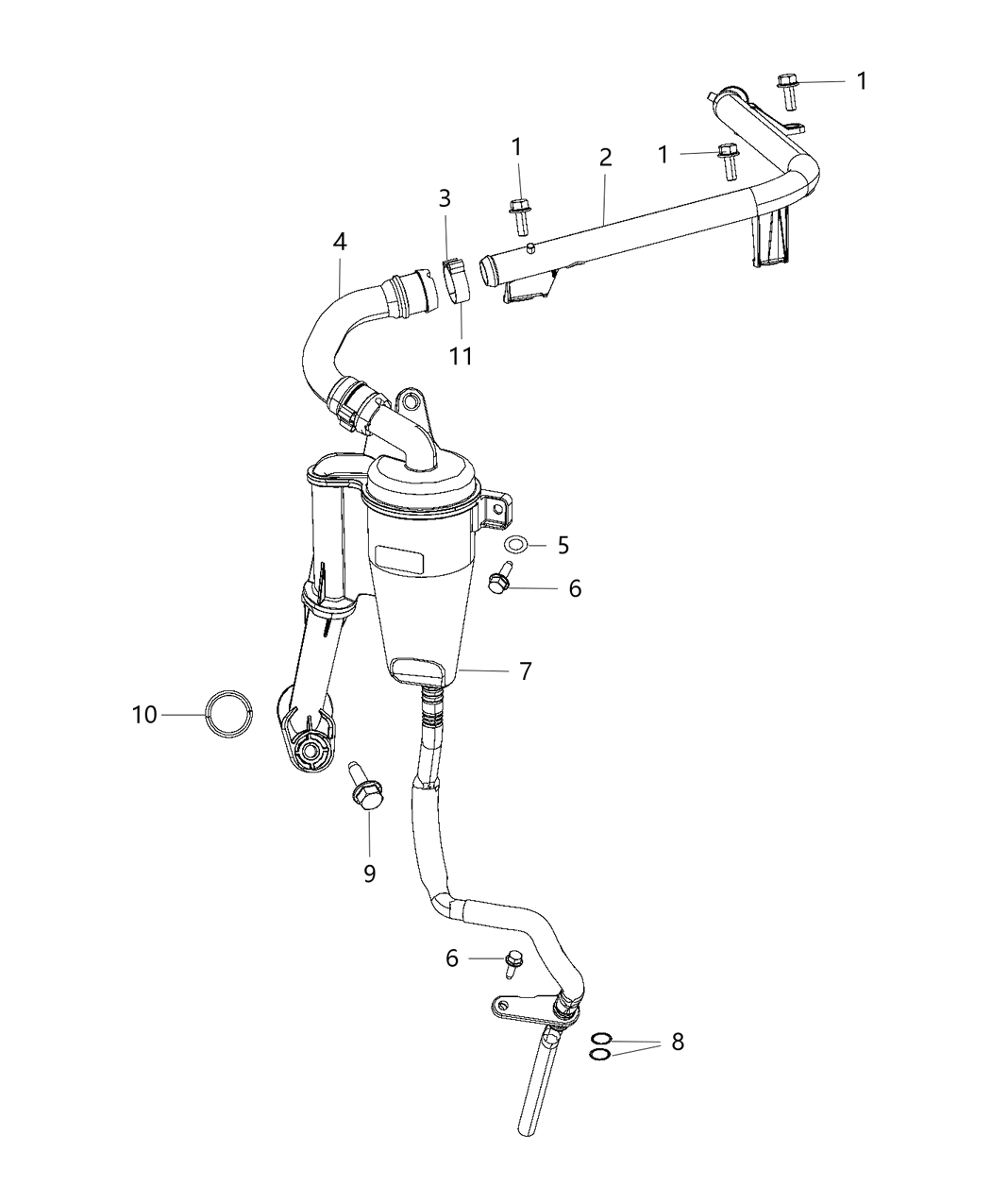 Mopar 68119324AA Clamp