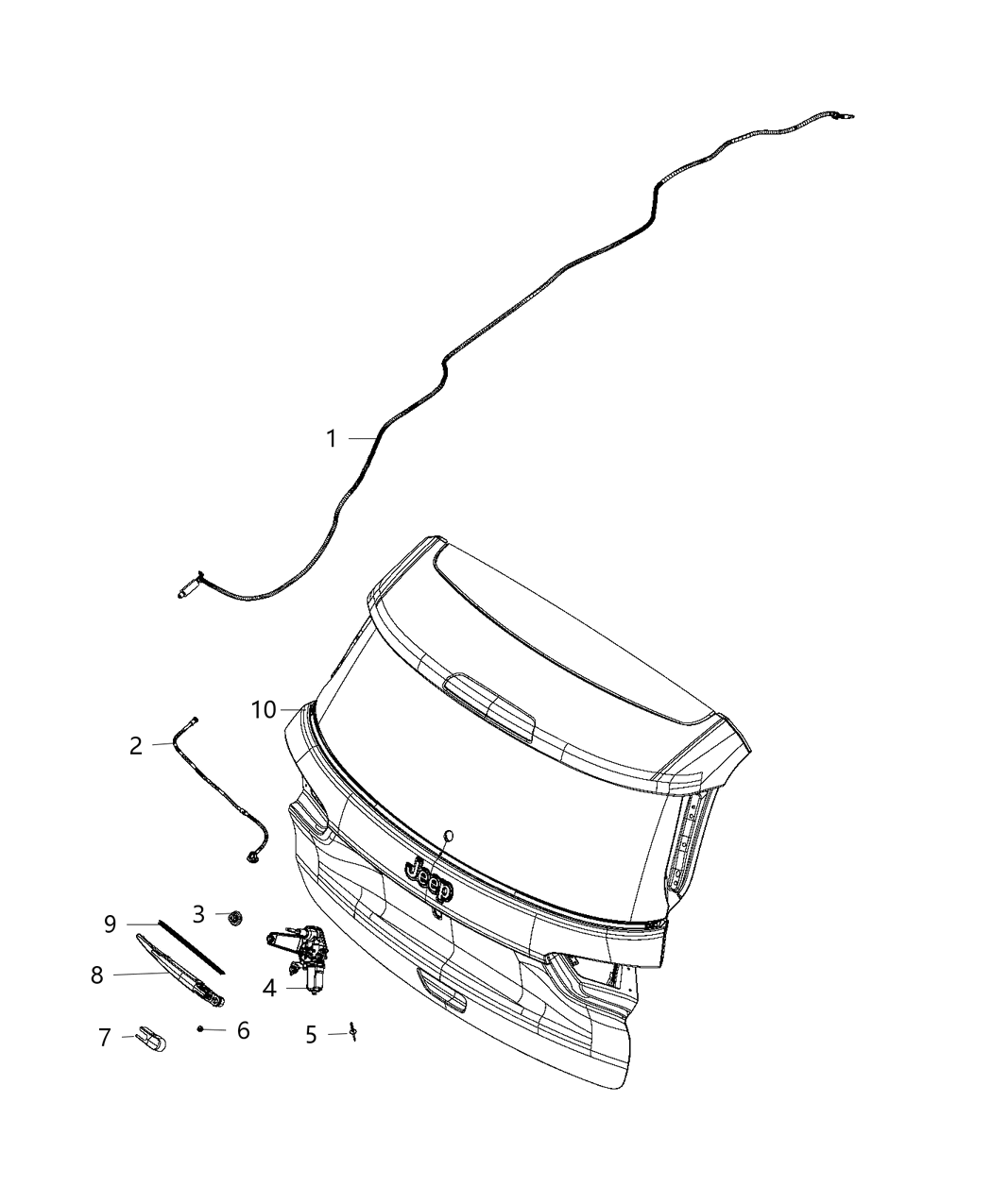 Mopar 55112670AA Hose-Windshield Washer