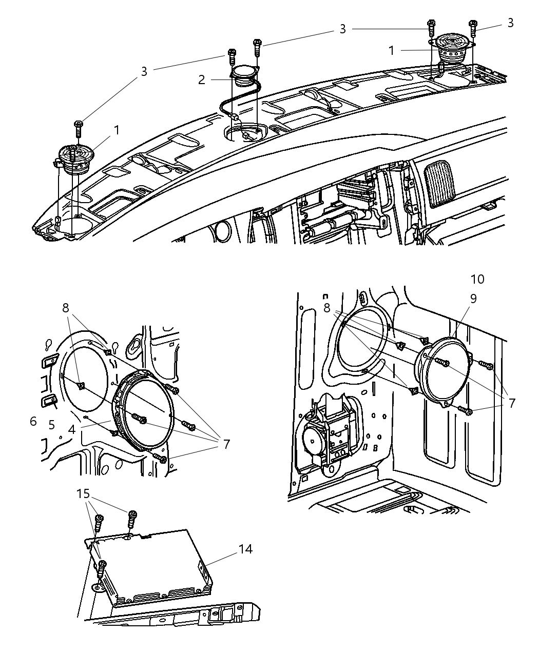 Mopar 56043295AB Amplifier-Radio