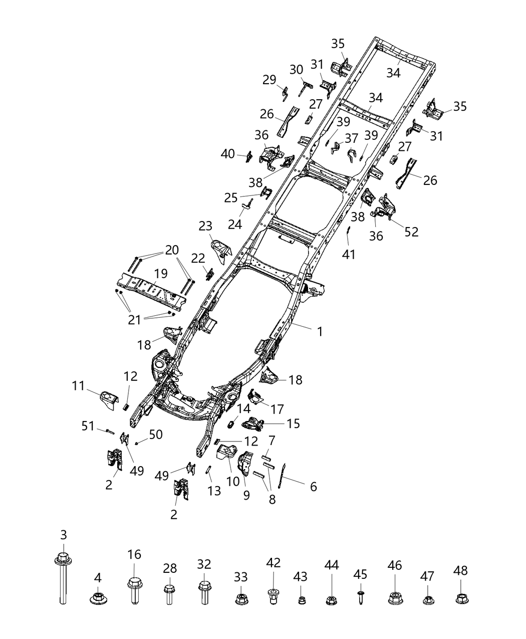 Mopar 68461724AA Bracket-Mounting