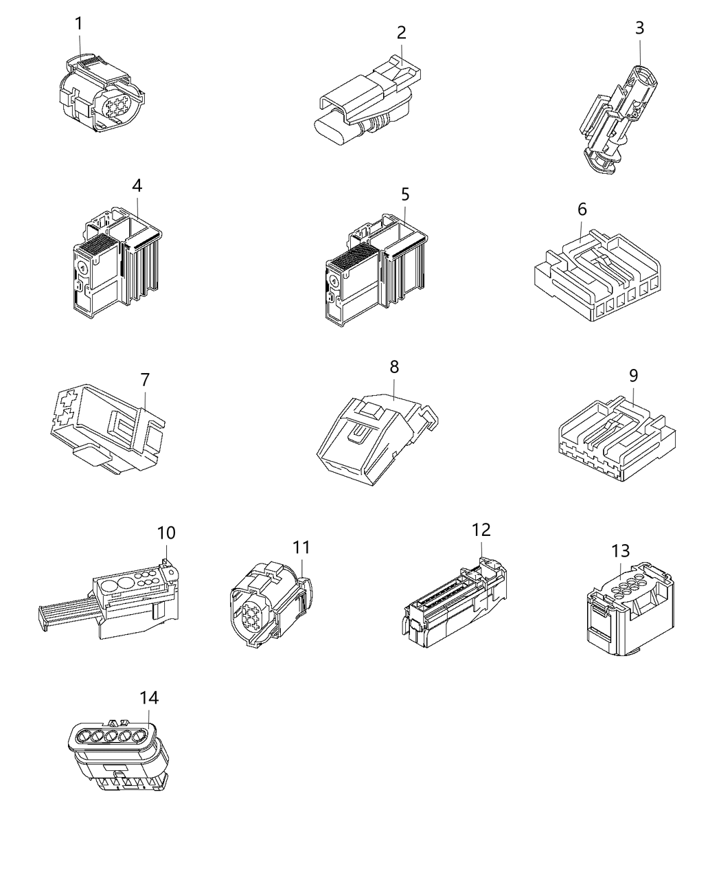 Mopar 68248199AA Connector-Electrical