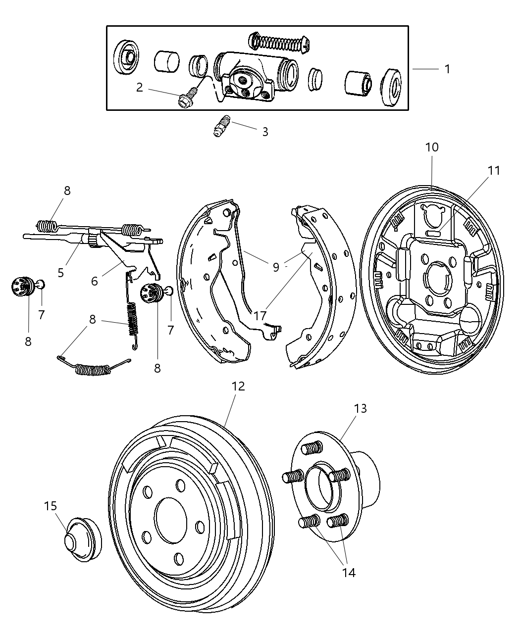 Mopar 5096252AA ADJUSTER-Brake Shoe