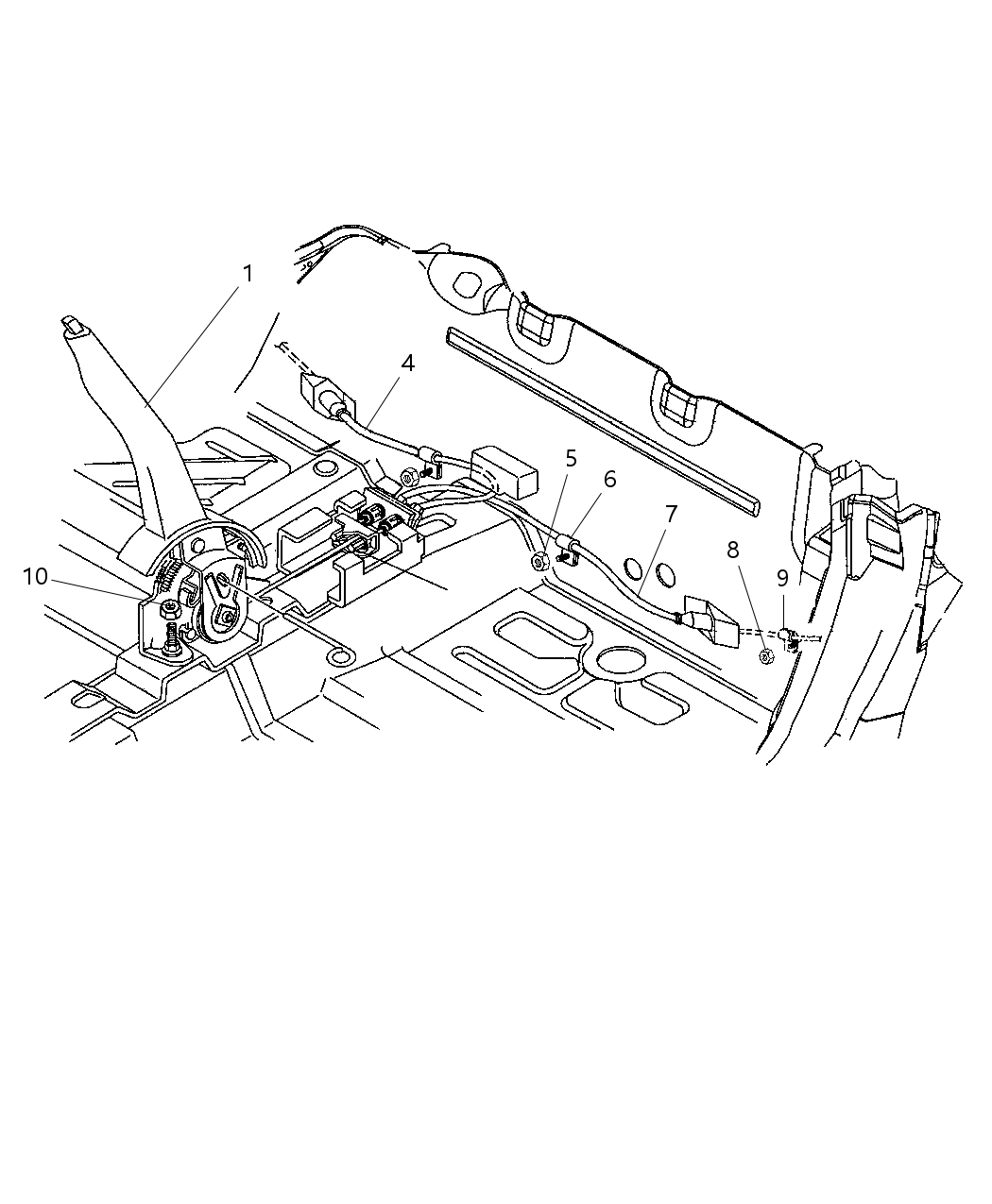 Mopar 4815677 REINFMNT-Parking Brake