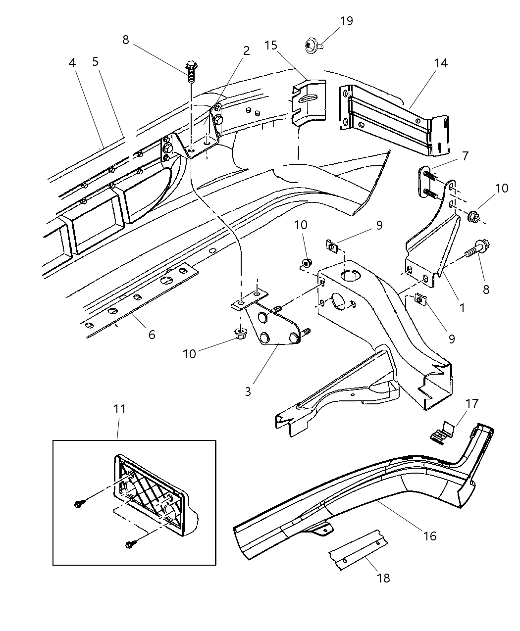 Mopar 5083107AB Premium Front Bumper Cover