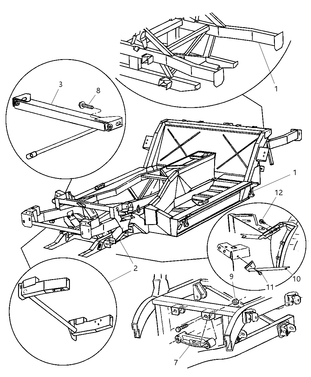 Mopar 4886459AA Frame