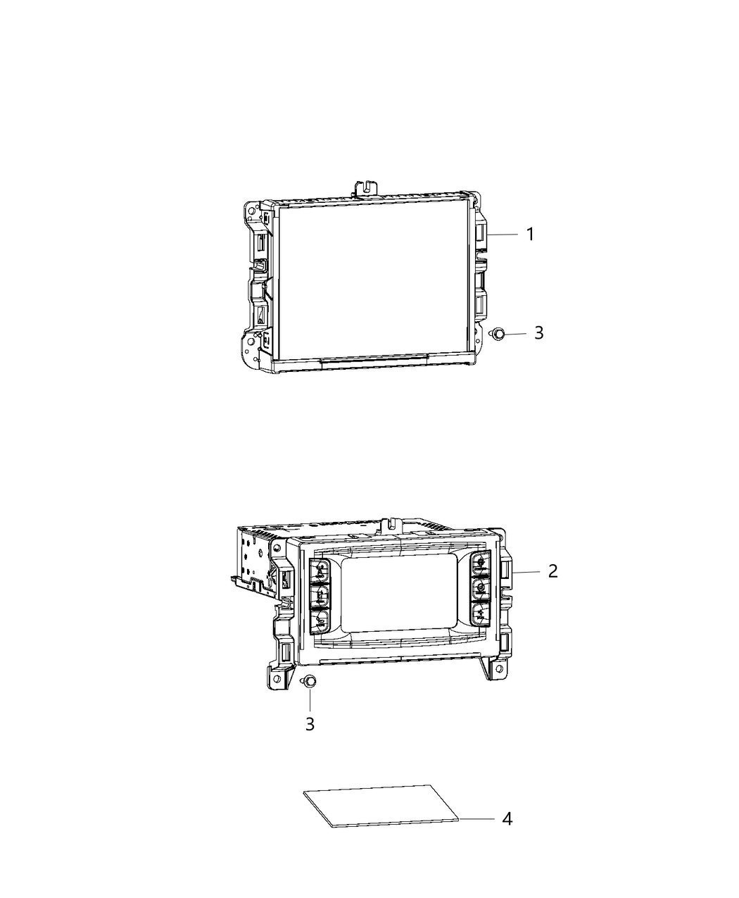 Mopar 68258395AB Multi Media