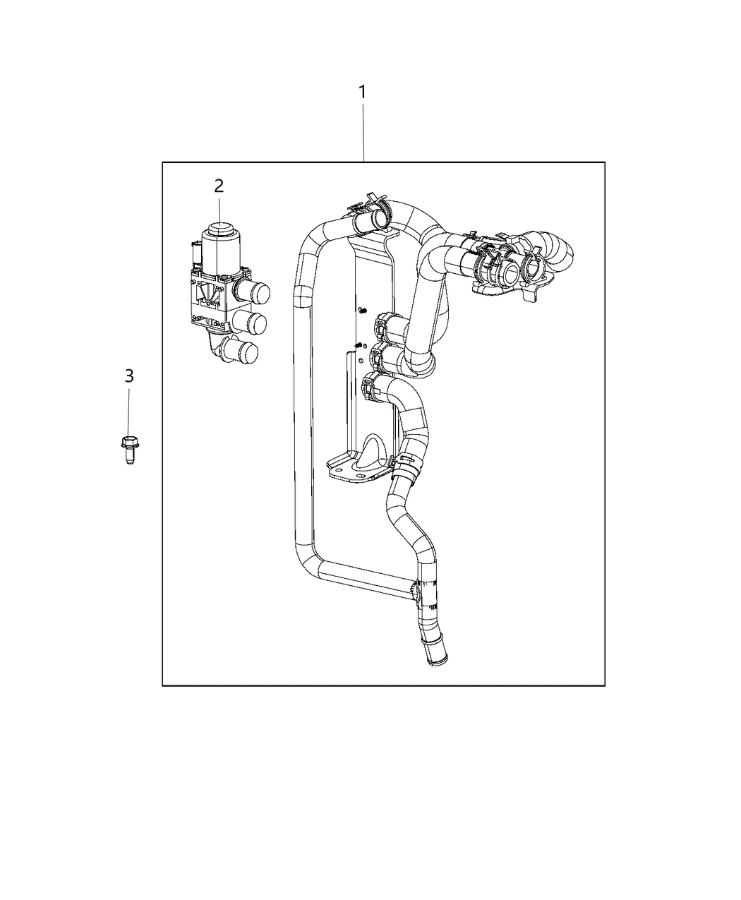 Mopar 68281060AD Hose Assembly-COOLANT