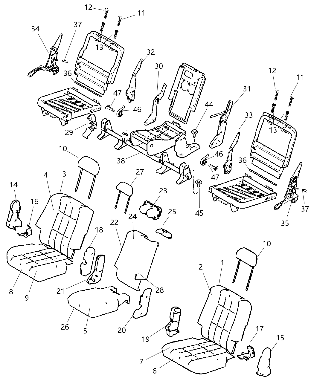 Mopar 5134716AA Nut-Seat