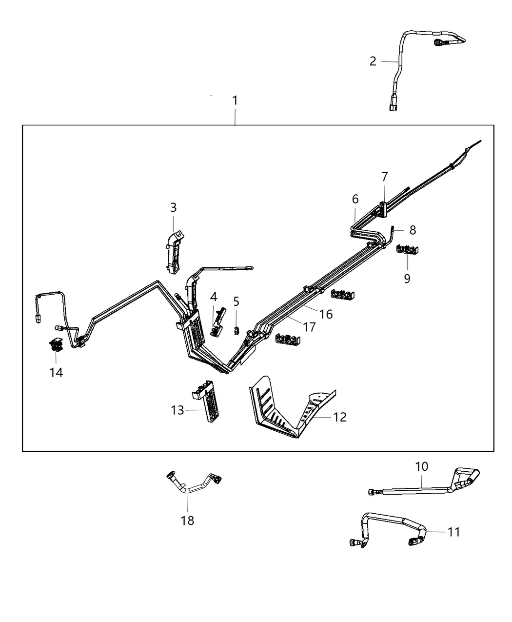 Mopar 68266977AA Tube-Fuel Vapor