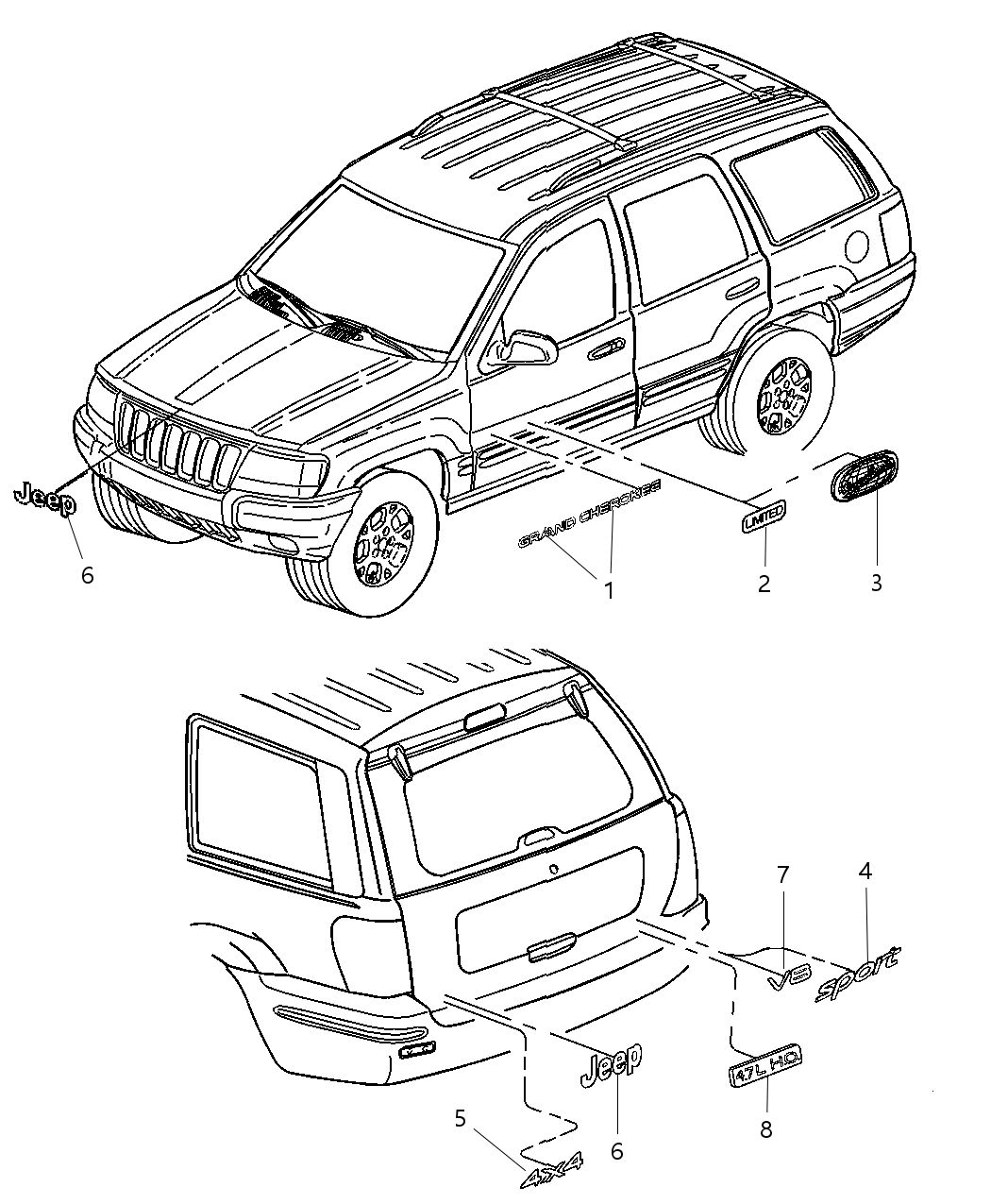 Mopar 55156867AA Nameplate