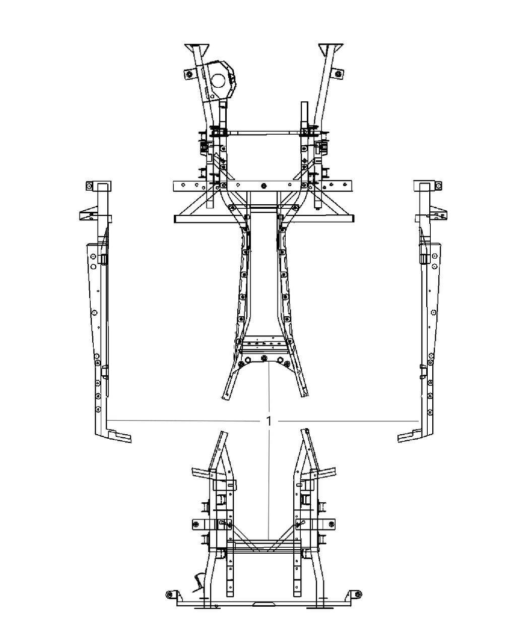 Mopar 5037263AE CROSSMEMBER-Transmission