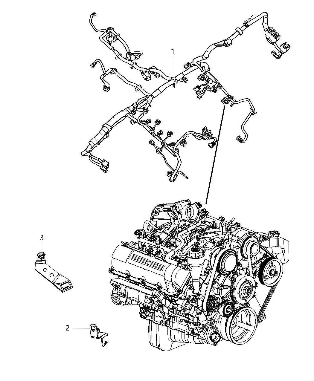 Mopar 68091851AB Wiring-Engine