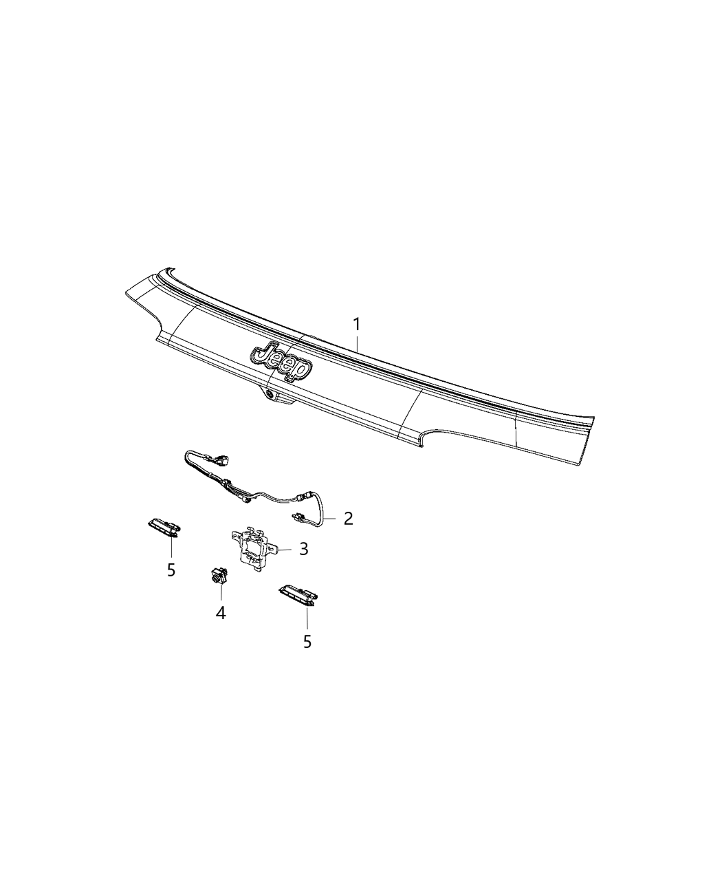 Mopar 68364700AA Bracket-Camera