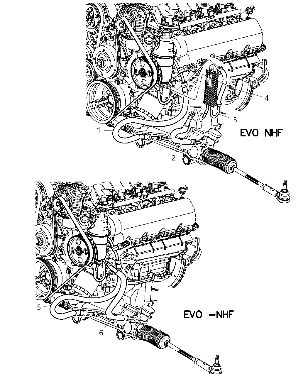 Mopar 52110355AA Line-Power Steering Return