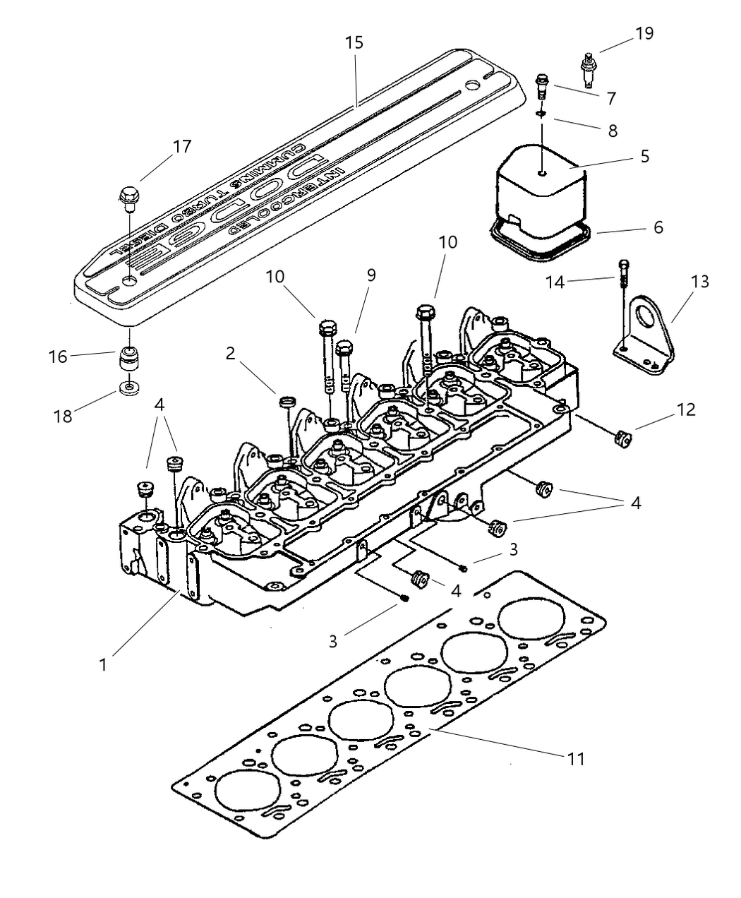 Mopar 5011767AA Gasket-Cylinder Head