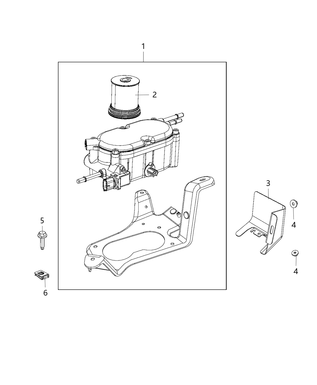 Mopar 68142265AB Shield-Fuel Filter