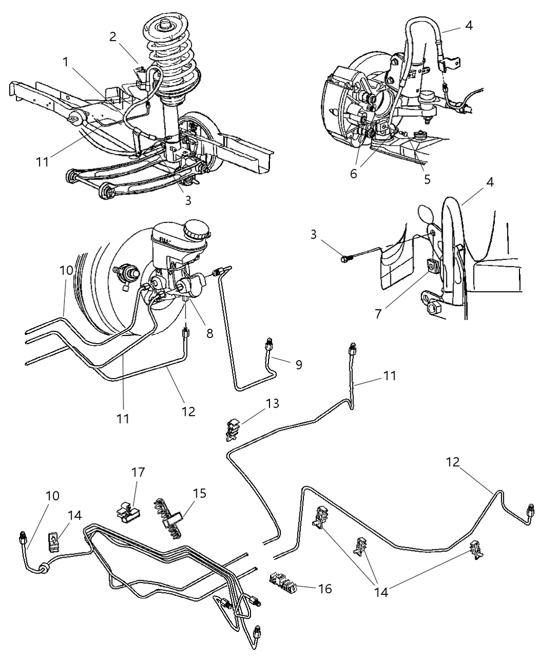 Mopar V1129802AA Line-Brake