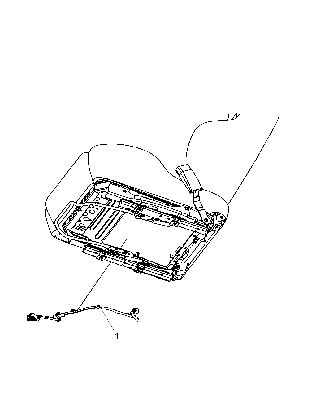 Mopar 68028206AA Wiring-Seat