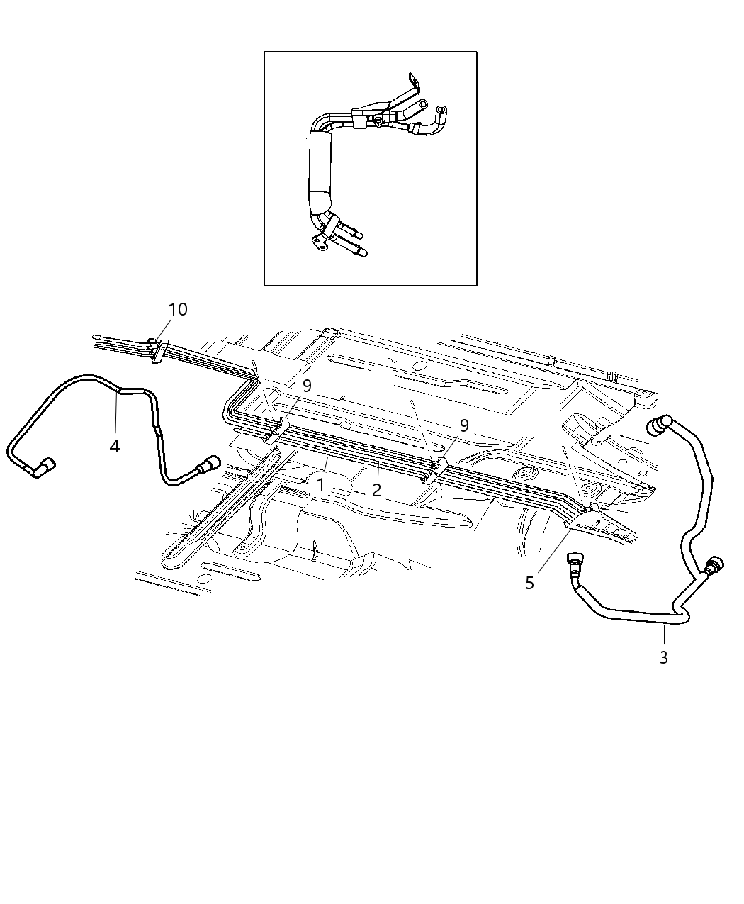 Mopar 5137745AA Tube-Fuel Supply