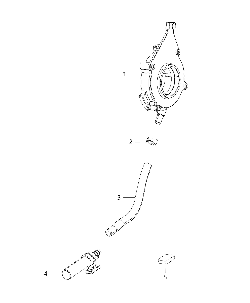 Mopar 68402340AA Clamp-Hose