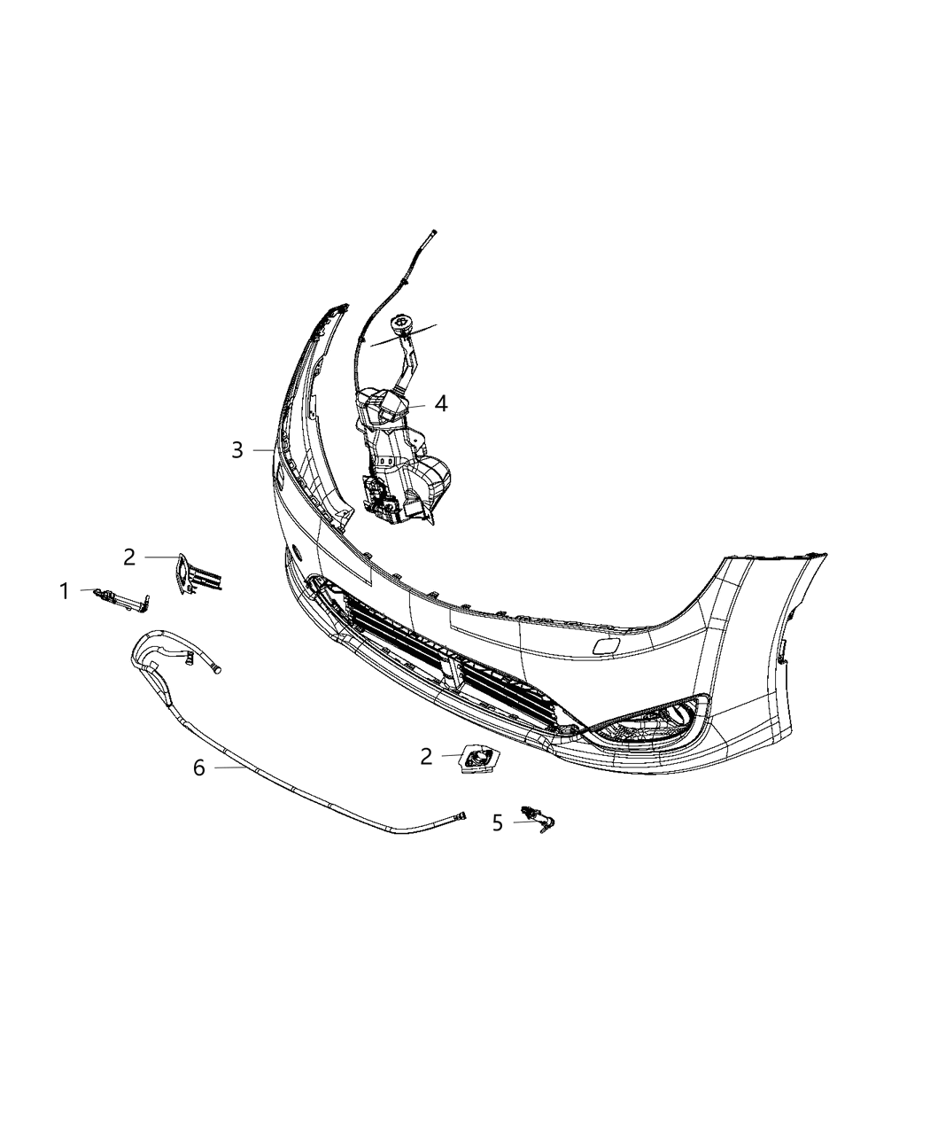 Mopar 68233446AA Nozzle-Washer