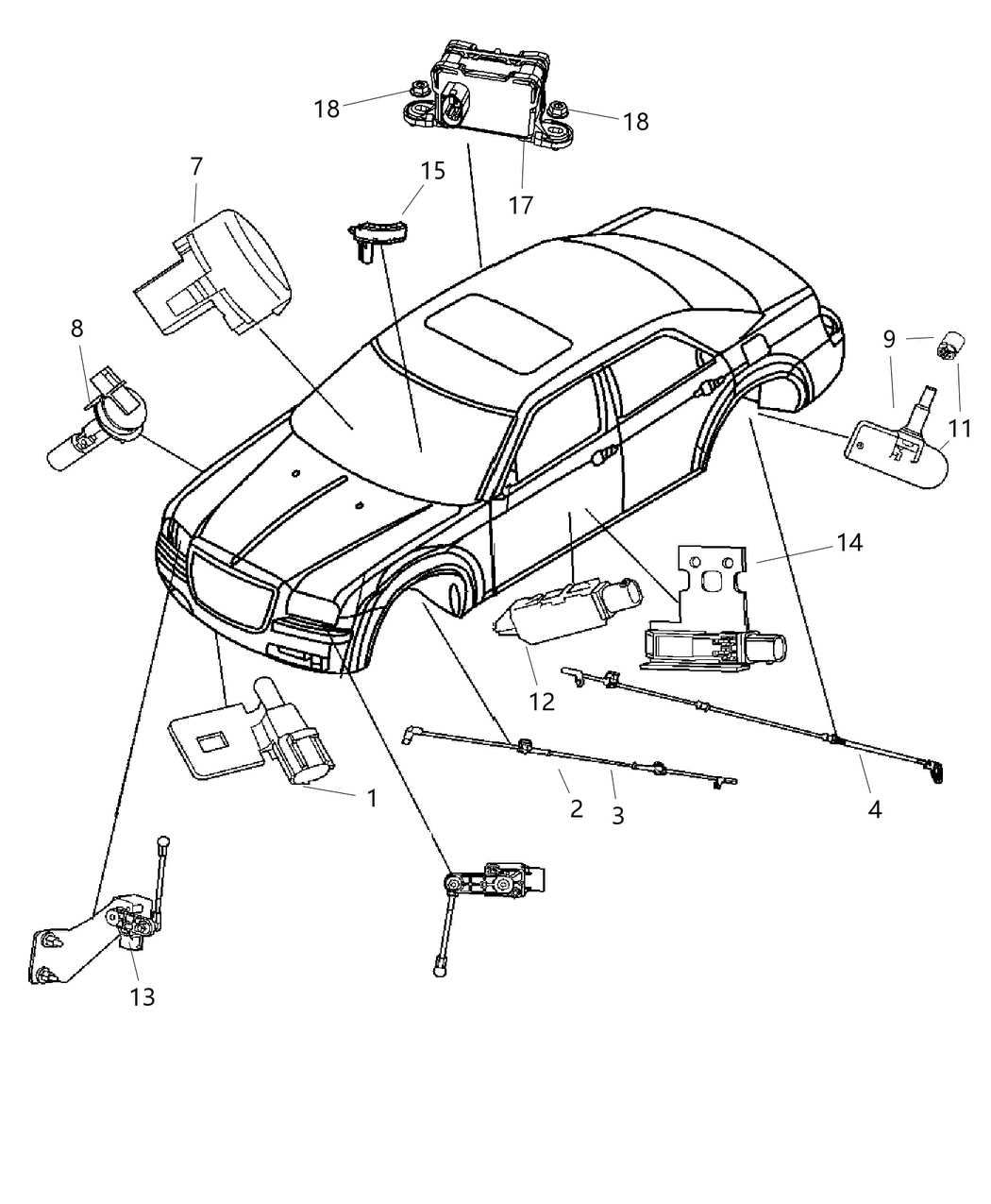 Mopar 56038888AB Sensor-Adaptive Speed Control MODU