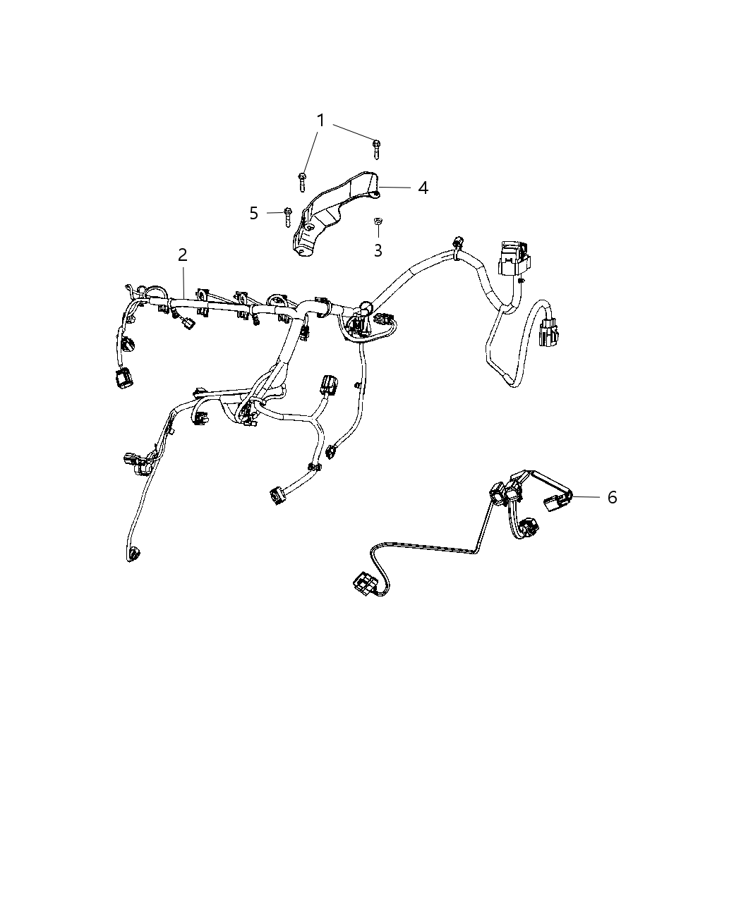 Mopar 4801701AE Wiring-Engine