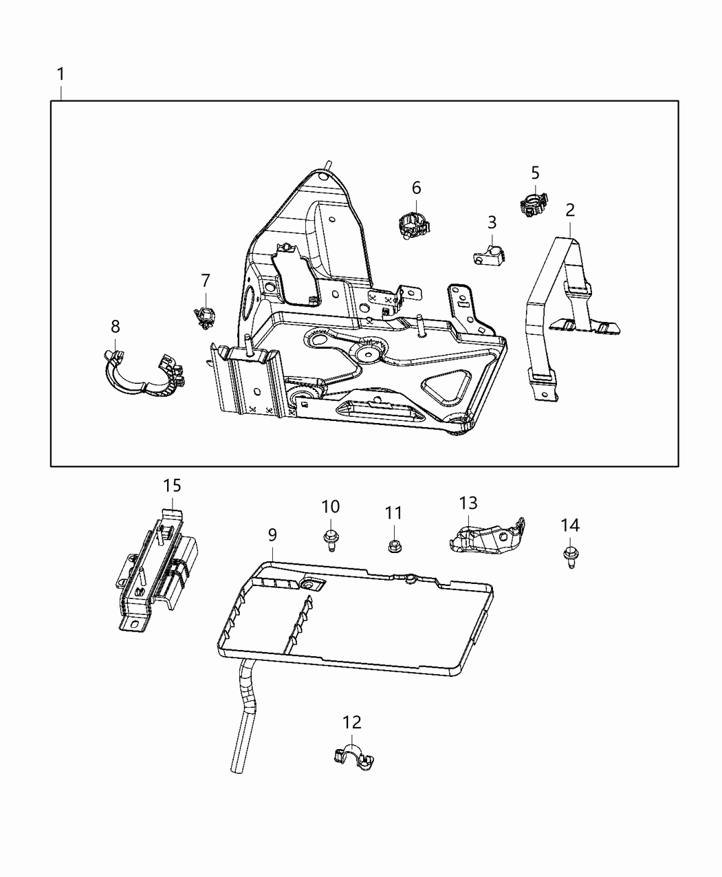 Mopar 68201258AA Clip-Wiring