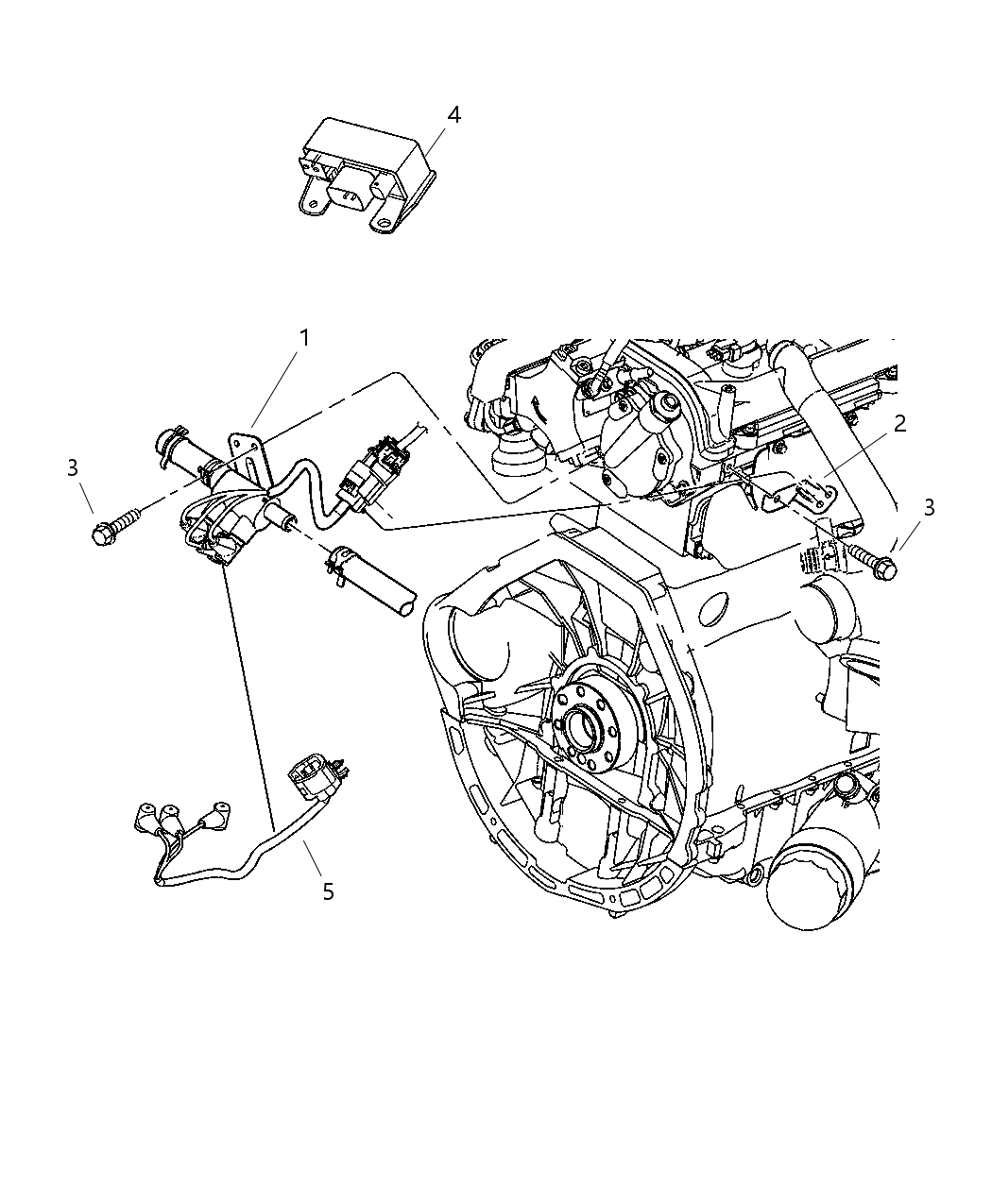 Mopar 5058012AD Bracket-Glow Plug