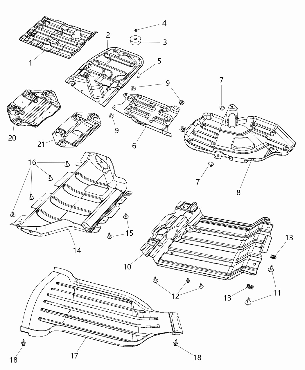 Mopar 68187867AC Belly-Extension Front