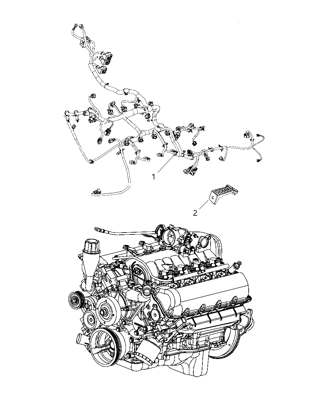 Mopar 68088875AA Wiring-Engine