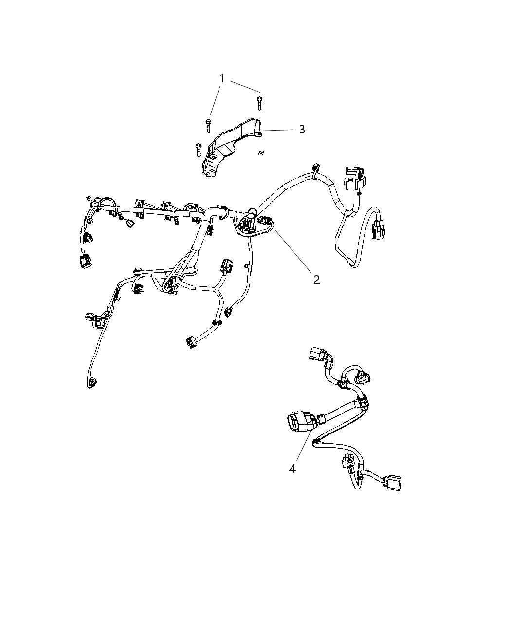 Mopar 68092090AA Wiring-Engine