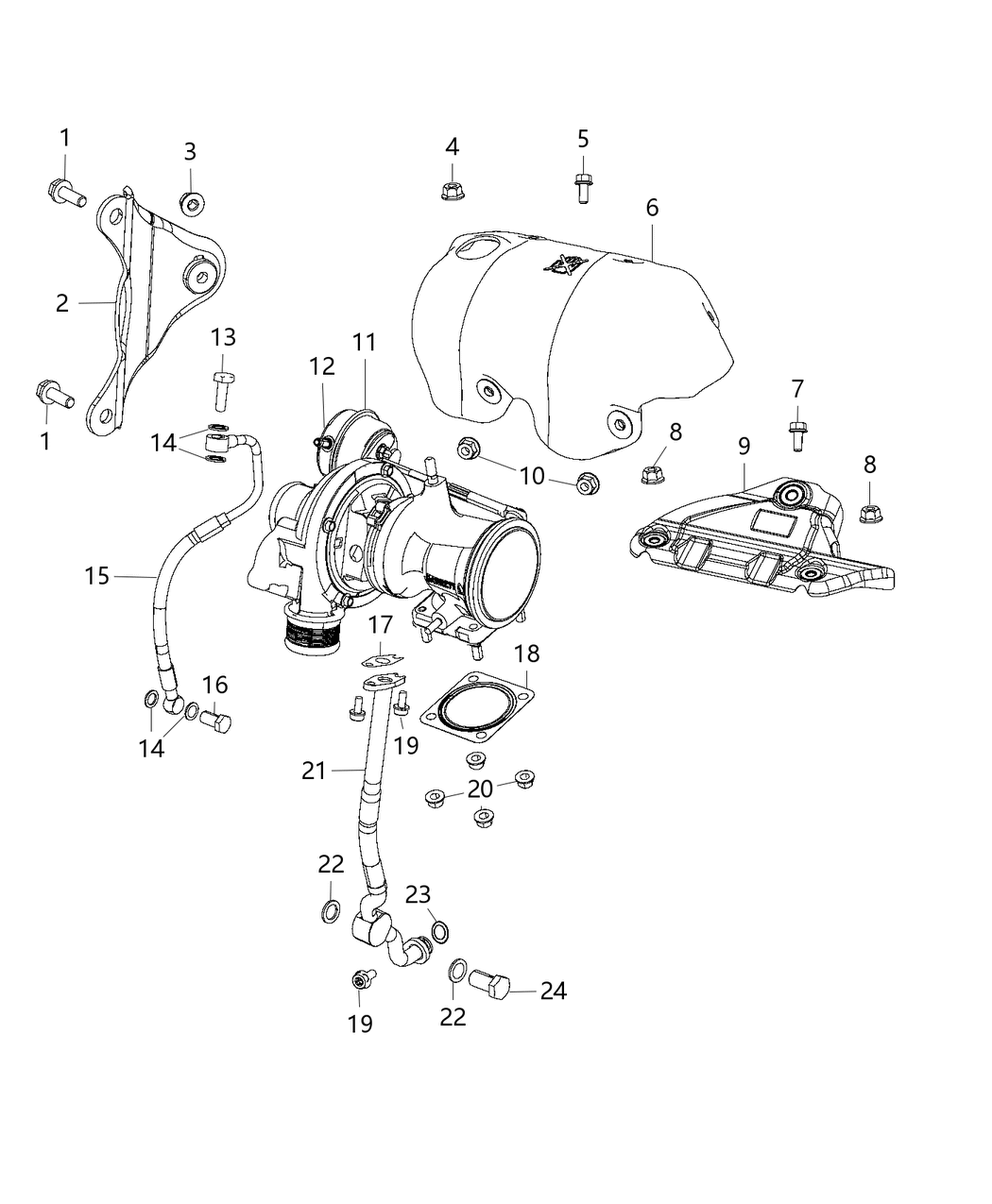 Mopar 68152212AA Bolt-Banjo