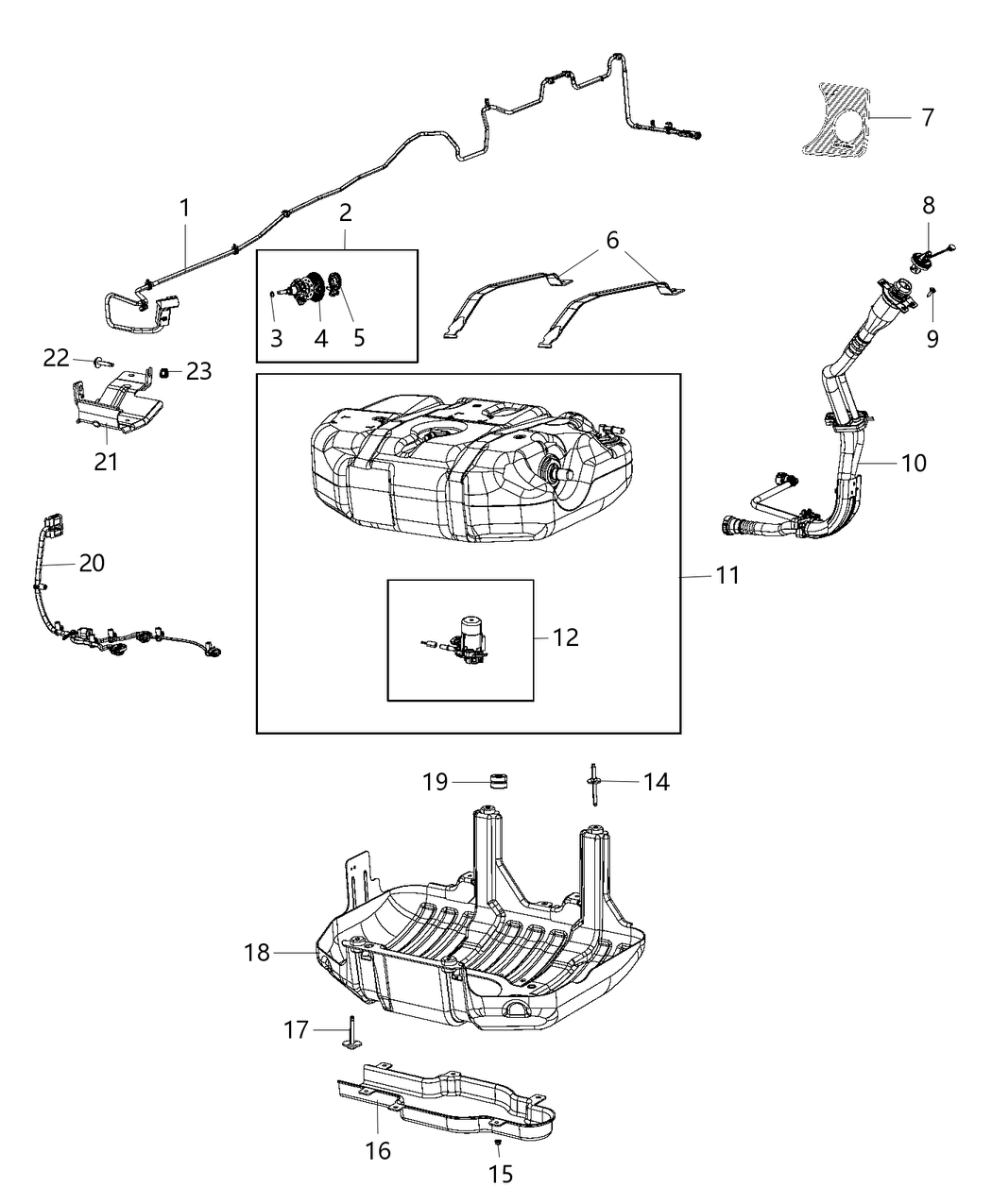 Mopar 52030375AA Tube-UREA Filler