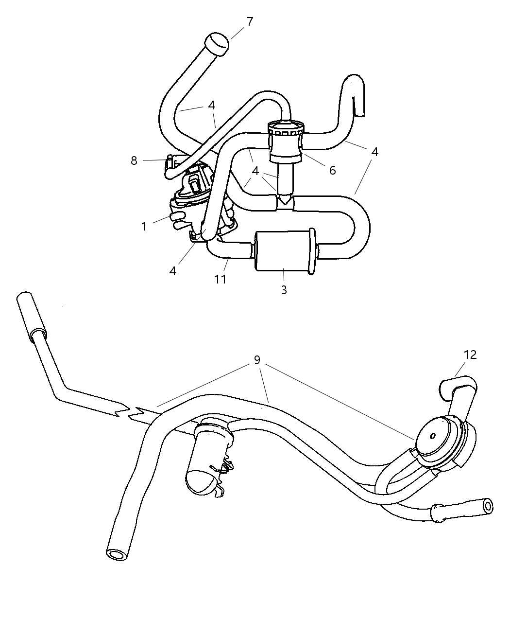 Mopar 4794205AA Clip-Hose