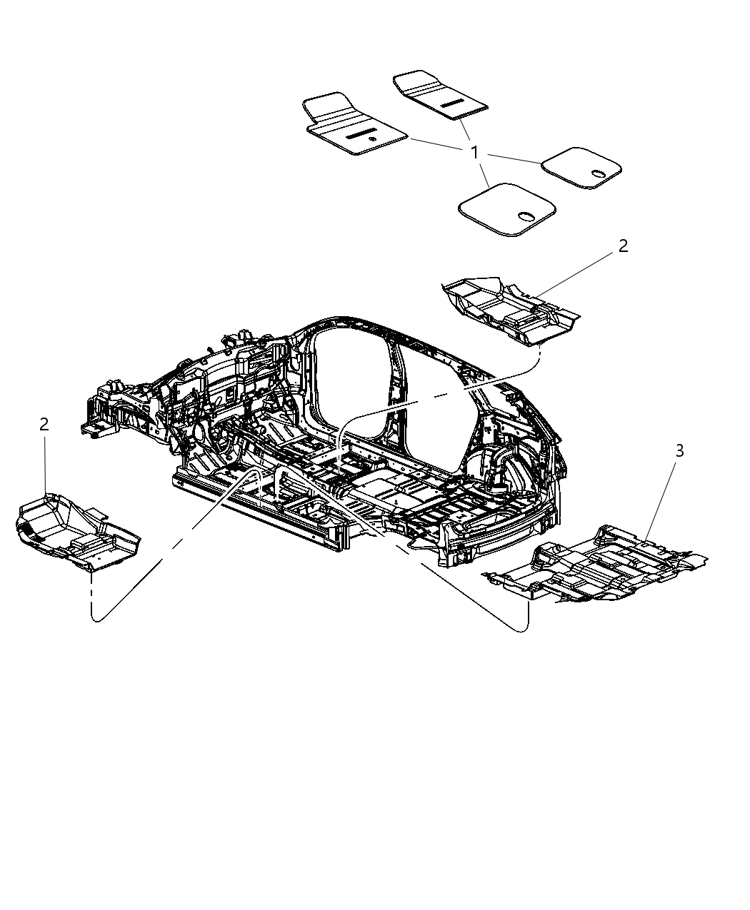 Mopar 1TE32DX9AB Carpet-Front Floor