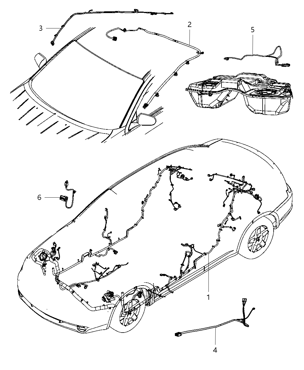 Mopar 68103121AB Wiring-Unified Body