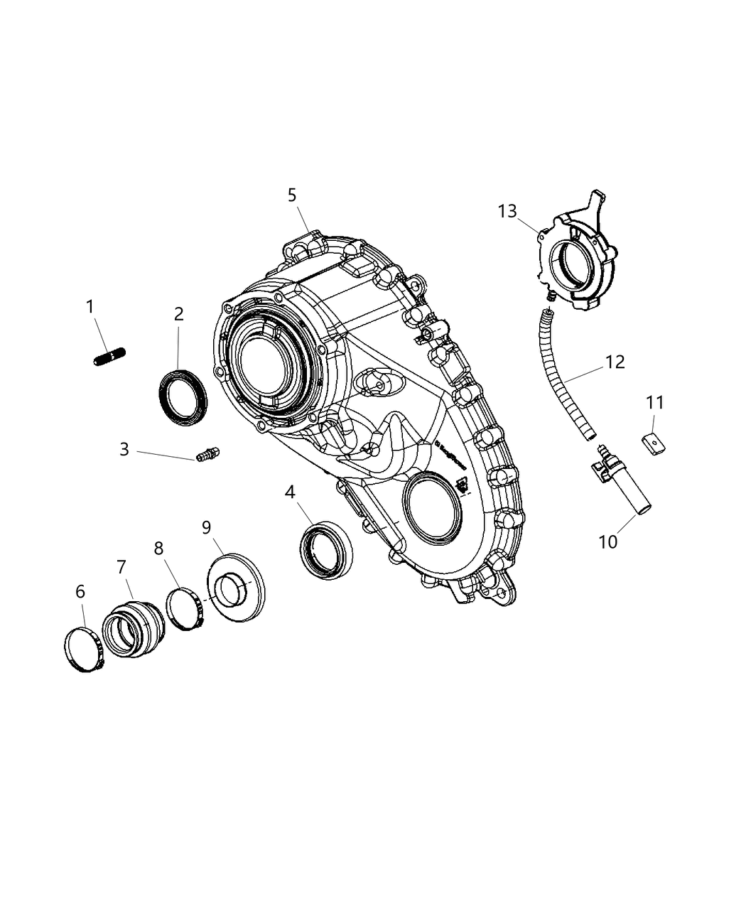 Mopar 68089688AB Case-Front