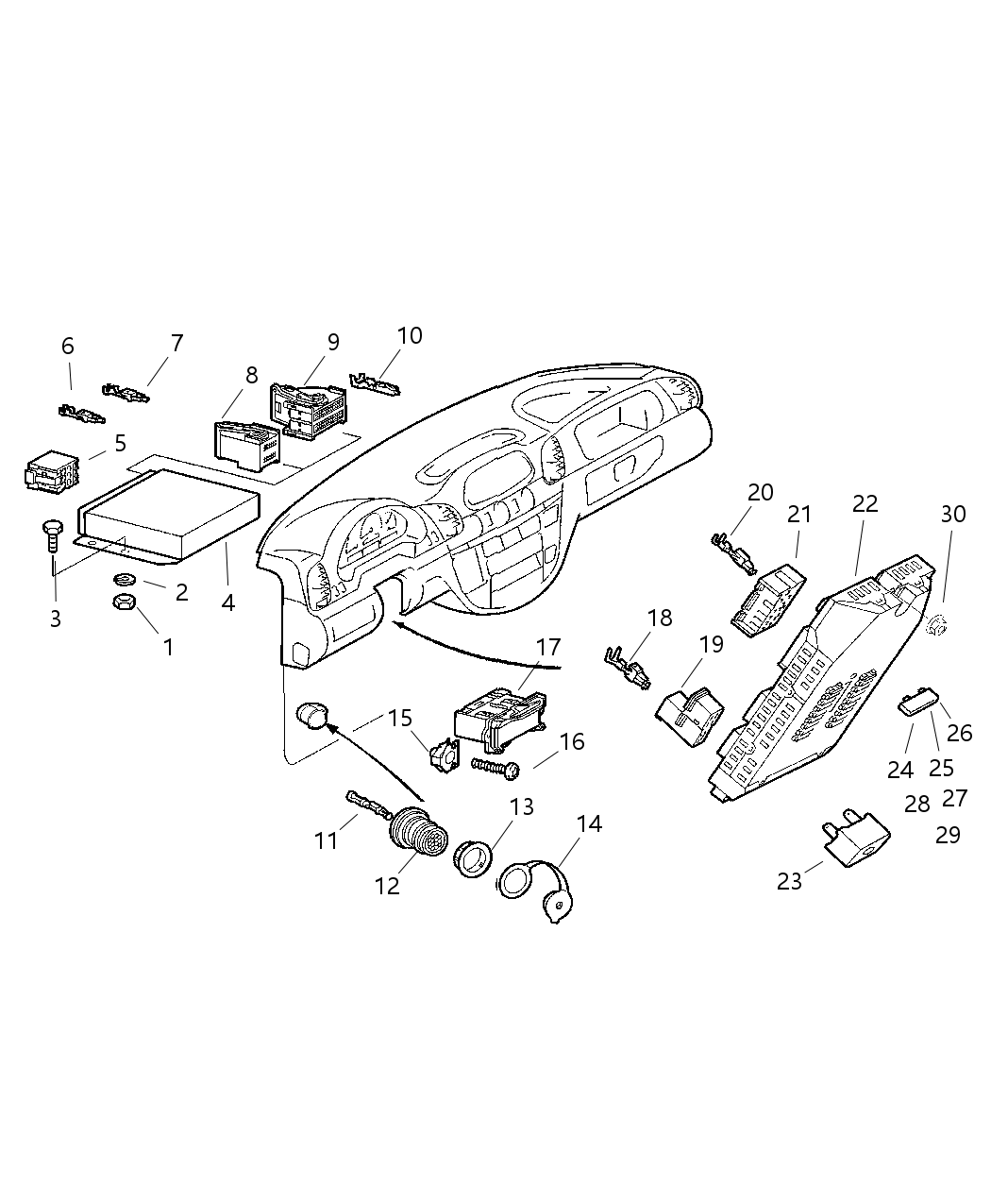 Mopar 5133383AB Terminal