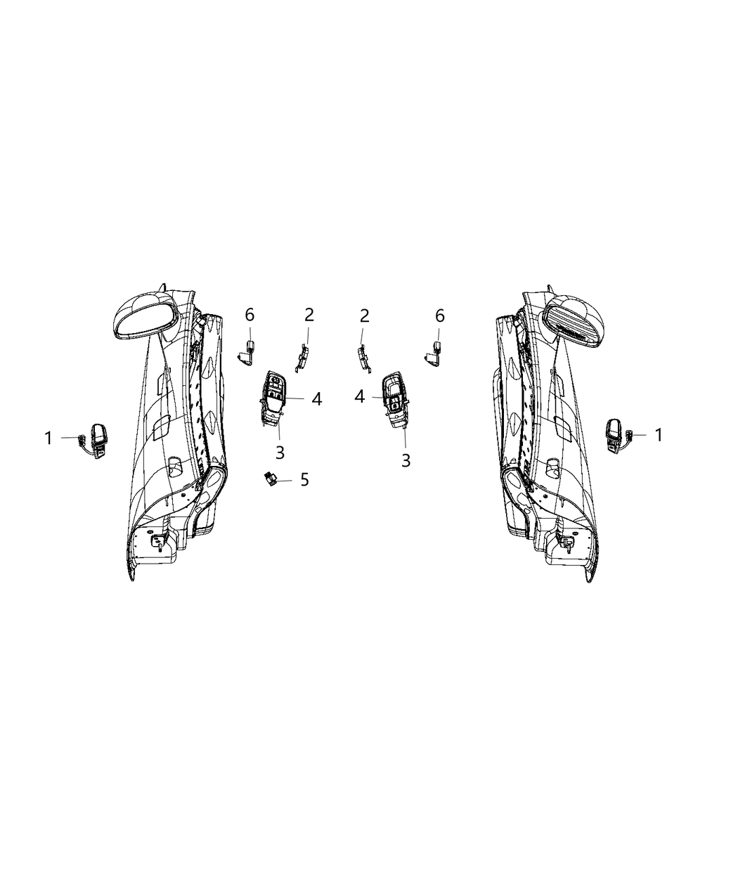 Mopar 5035276AD Switch-Power Window