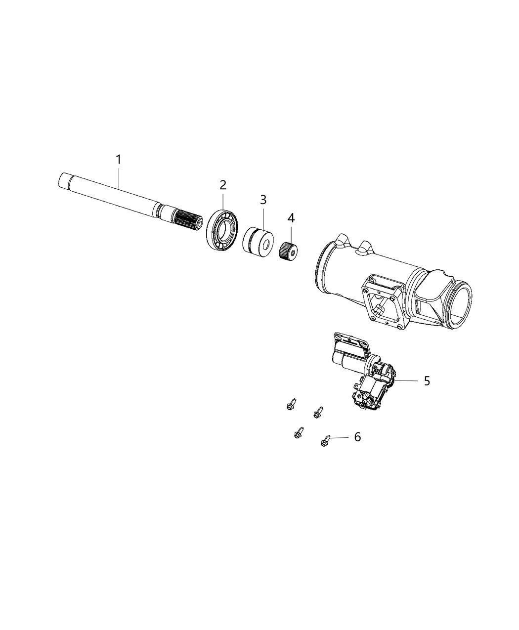 Mopar 68306499AA Gasket Axle Locker Actuator