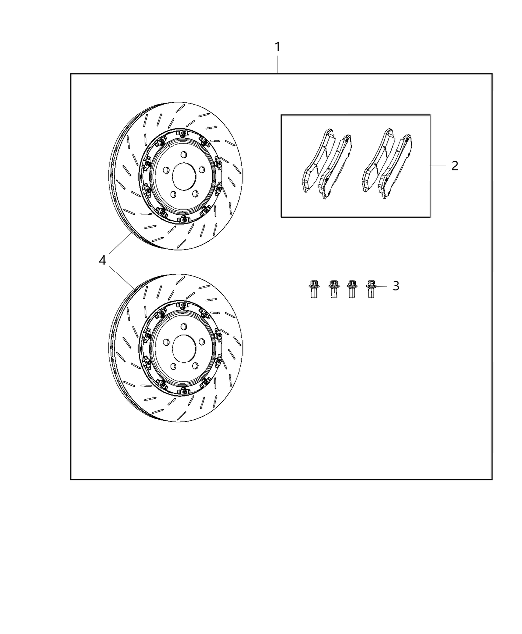 Mopar 68250191AA ROTOR-BRAKE