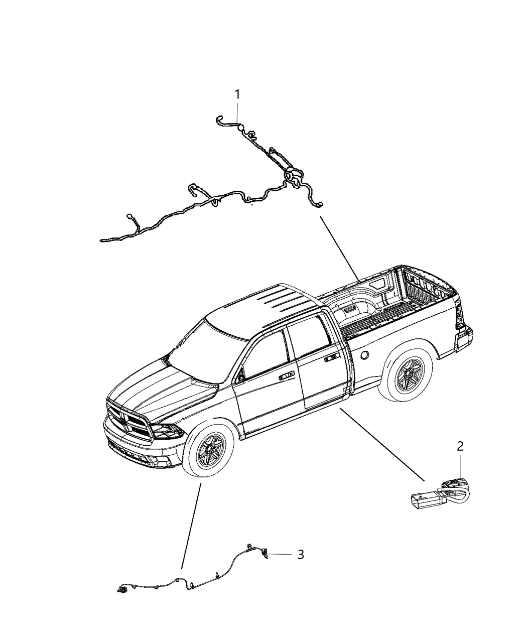 Mopar 68238344AC Wiring-Chassis