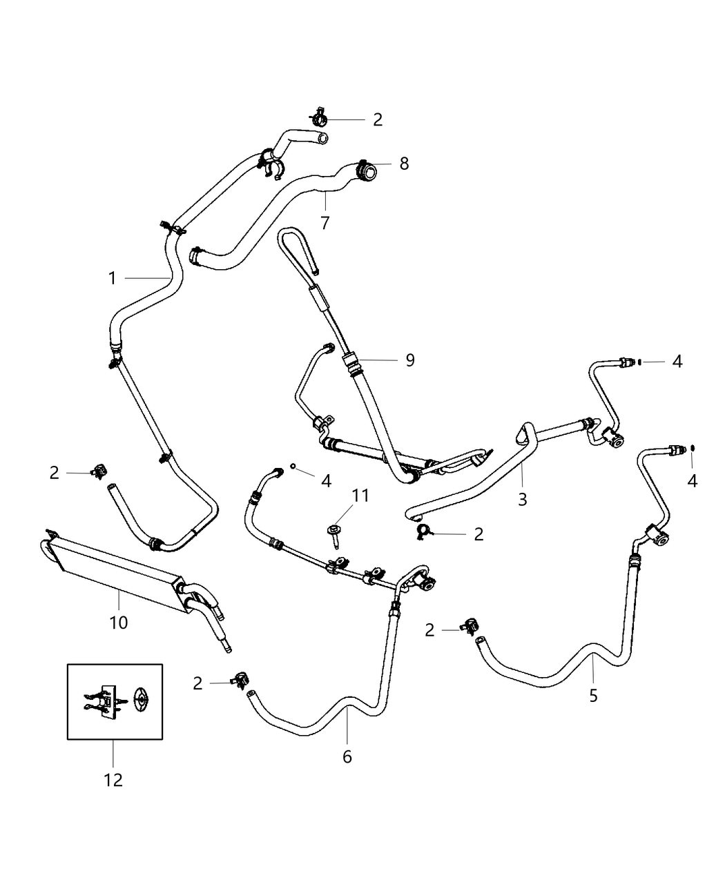 Mopar 6511566AA Clamp-Hose